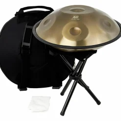 X8 Drums Nova Handpan With Bag and Stand 18 in. Gold