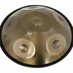 X8 Drums Nova Handpan With Bag and Stand 18 in. Gold
