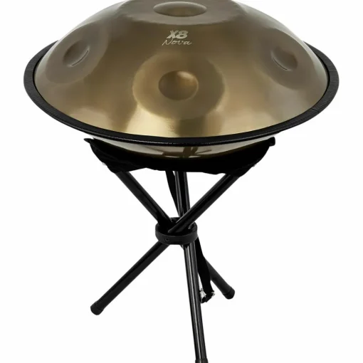 X8 Drums Nova Handpan With Bag and Stand 18 in. Gold