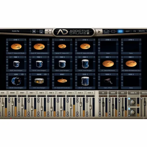 XLN Audio Addictive Drums 2 Studio Pop Software Download