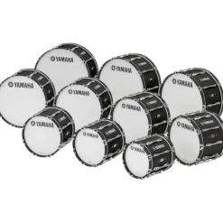 Yamaha 32" x 14" 8300 Series Field-Corps Marching Bass Drum Black Forest