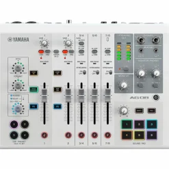 Yamaha AG08 8-Channel Mixer/USB Interface for Mac/PC White