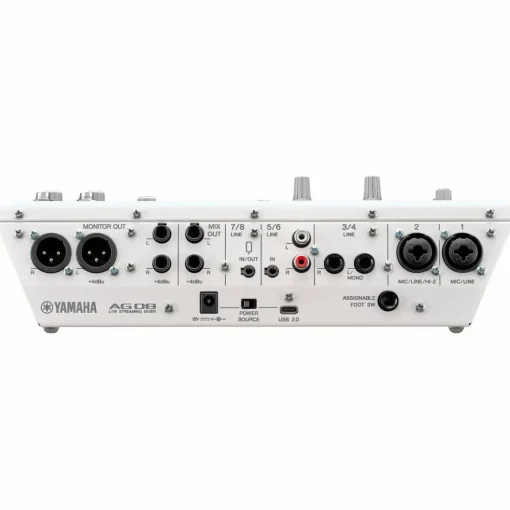 Yamaha AG08 8-Channel Mixer/USB Interface for Mac/PC White