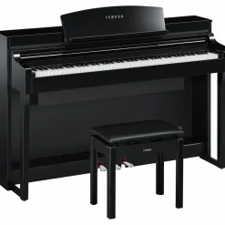 Yamaha Clavinova CSP-170 Home Digital Piano Polished Ebony With Bench