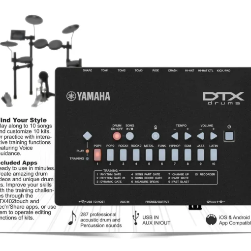 Yamaha DTX402K Electronic Drum Set