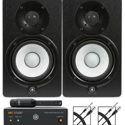 Yamaha HS5 5" Studio Monitor Pair with IK Multimedia ARC Studio Advanced Room Correction System
