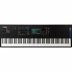 Yamaha MODX8+ Synthesizer With Stand, Pedal, Bench, Microphone and Cables