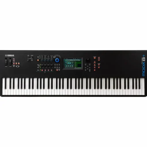 Yamaha MODX8+ Synthesizer With Stand, Pedal, Bench, Microphone and Cables