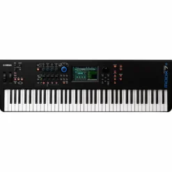 Yamaha MODX7+ Synthesizer With Stand, Pedal, Bench, Microphone and Cables