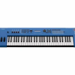 Yamaha MX61 61-Key Music Production Synthesizer Essentials Bundle Blue