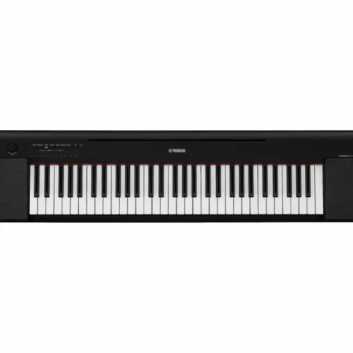 Yamaha Piaggero NP-15 61-Key Portable Keyboard With Power Adapter Black