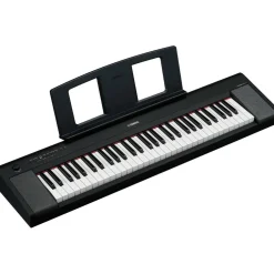 Yamaha Piaggero NP-15 61-Key Portable Keyboard With Power Adapter Black