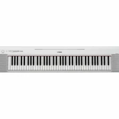 Yamaha Piaggero NP-35 76-Key Portable Keyboard Essentials Bundle White