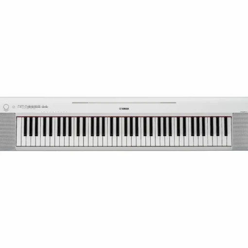 Yamaha Piaggero NP-35 76-Key Portable Keyboard Essentials Bundle White