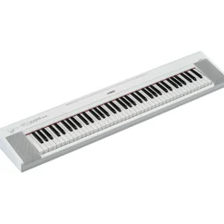 Yamaha Piaggero NP-35 76-Key Portable Keyboard Essentials Bundle White