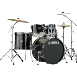 Yamaha Rydeen 5-Piece Shell Pack With 22" Bass Drum Black Glitter
