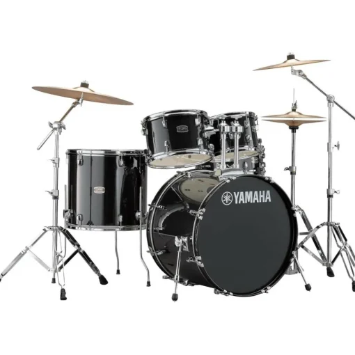 Yamaha Rydeen 5-Piece Shell Pack With 22" Bass Drum Black Glitter