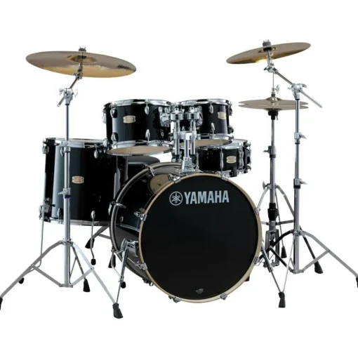 Yamaha Stage Custom Birch 5-Piece Shell Pack With 22" Bass Drum Raven Black