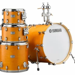 Yamaha Tour Custom Maple 4-Piece Shell Pack With 20" Bass Drum Caramel Satin