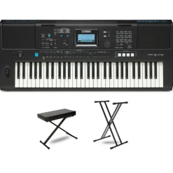 Yamaha Yamaha PSR-E473 High-Level Portable Keyboard Package Essentials Package
