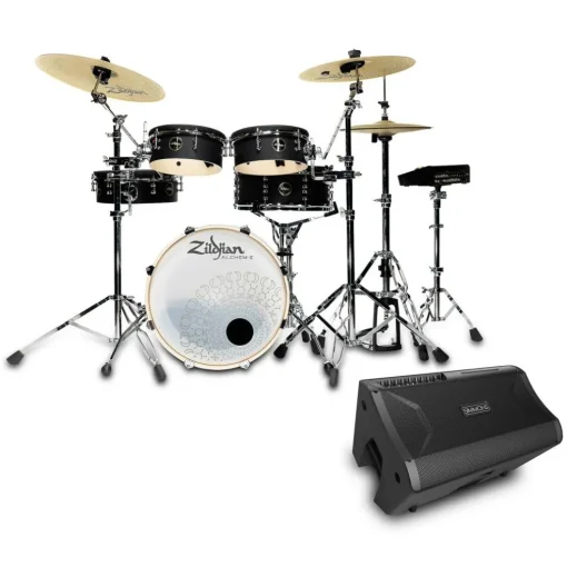 Zildjian ALCHEM-E Bronze EX Electronic Drum Kit With Simmons DA2112 Amp