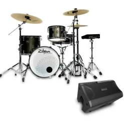 Zildjian ALCHEM-E Gold Electronic Drum Kit With Simmons DA2112 Amp